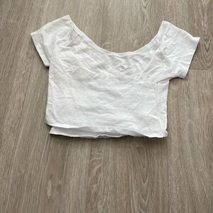 Urban groove kids M white crop